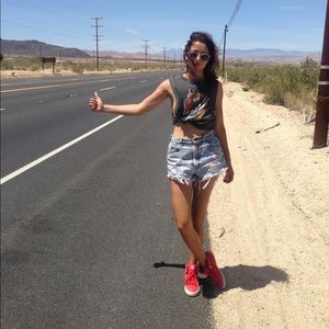 Lee vintage denim shorts